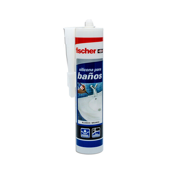 White Sanitary Silicone 300Ml 20818 Fischer