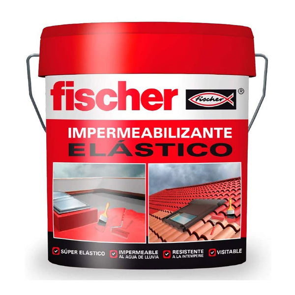 Impermeabilizante Elastico 15L Rojo 547153 Fischer