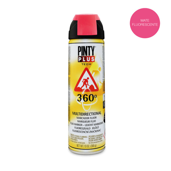 Pintyplus Tech Spray Paint 650cc Marker 360° Red T107