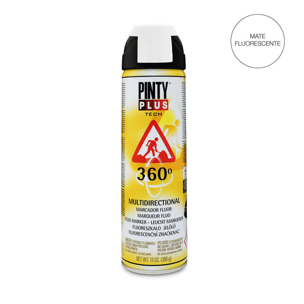 Pintyplus Tech Spray Paint 650cc Marker 360° White T101