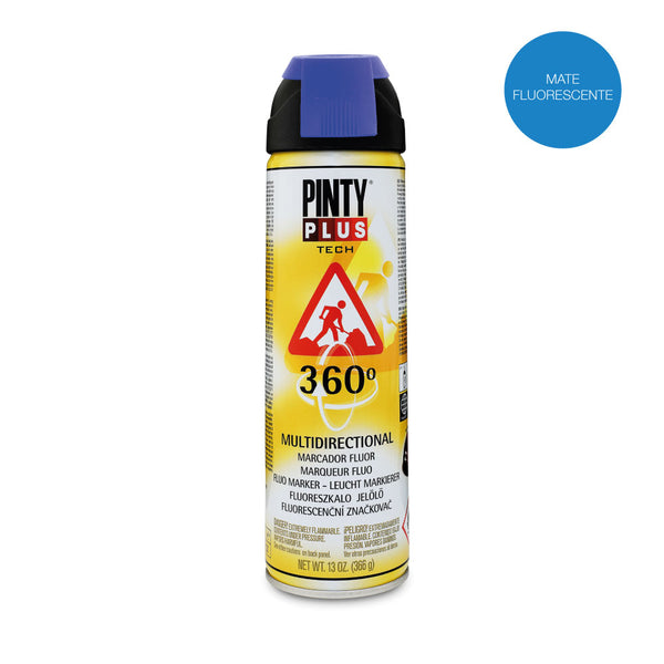 Pintyplus Tech Spray Paint 650cc Marker 360° Blue T118