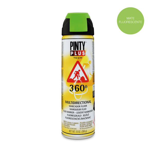 Pintyplus Tech Spray Paint 650cc Marker 360° Green T136