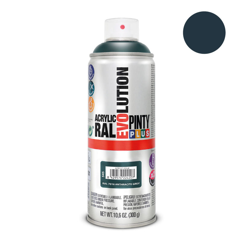 Spray Paint Pintyplus Evolution 520Cc Ral 7016 Anthracite Gray