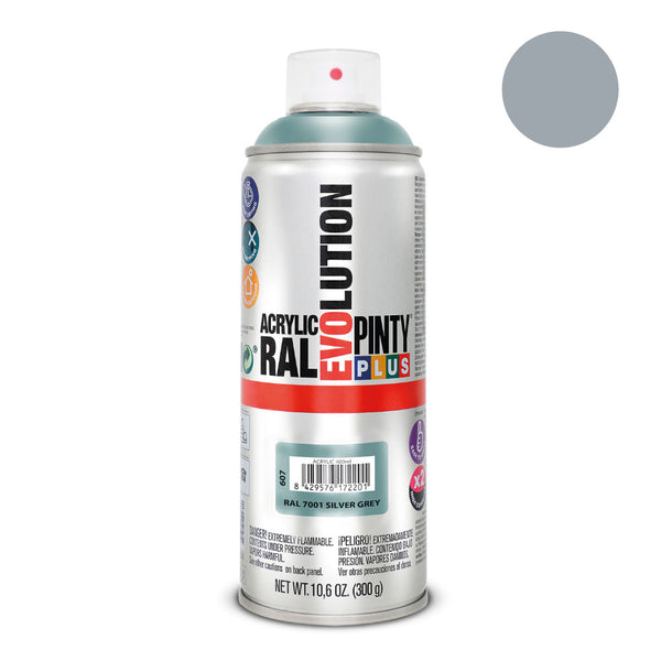 Pintura En Spray Pintyplus Evolution 520Cc Ral 7001 Gris Plata