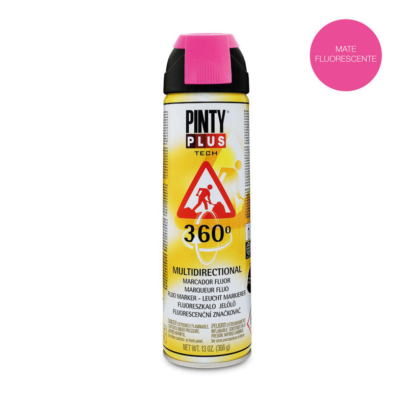 Pintyplus Tech Spray Paint 650cc Marker 360° Fuchsia T184