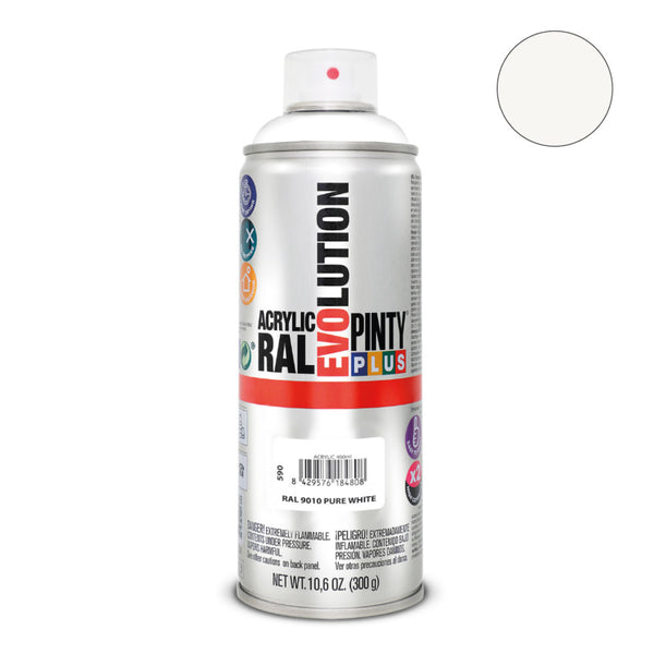 Spray Paint Pintyplus Evolution 520Cc Ral 9010 Pure White