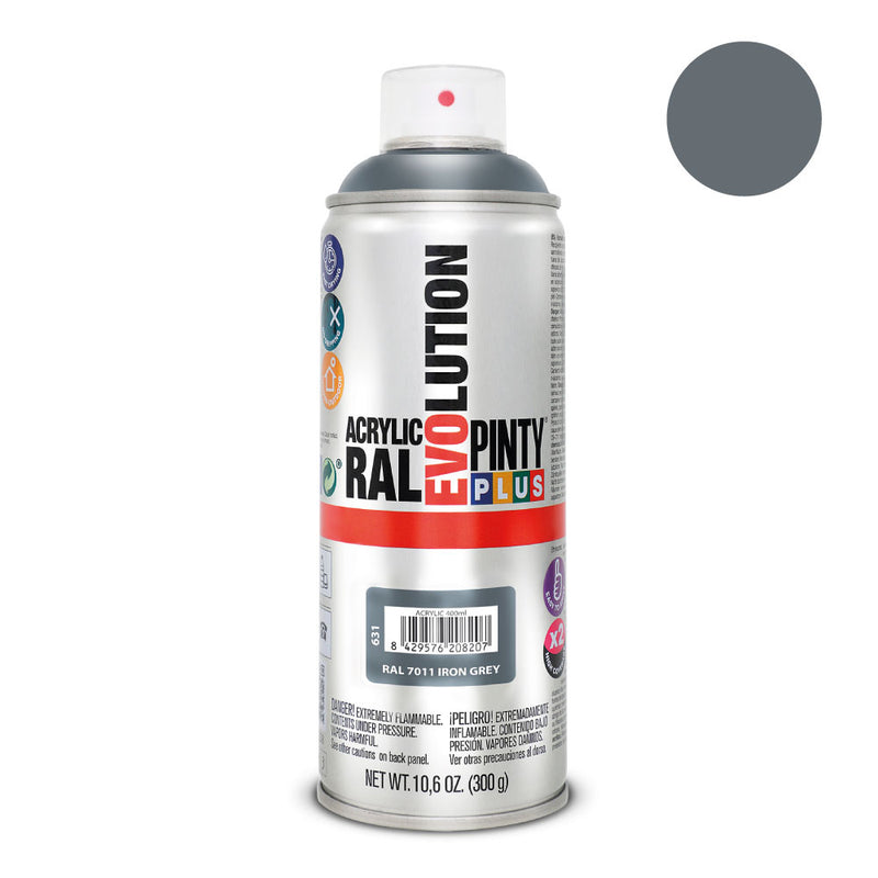 Spray Paint Pintyplus Evolution 520Cc Ral 7011 Iron Gray