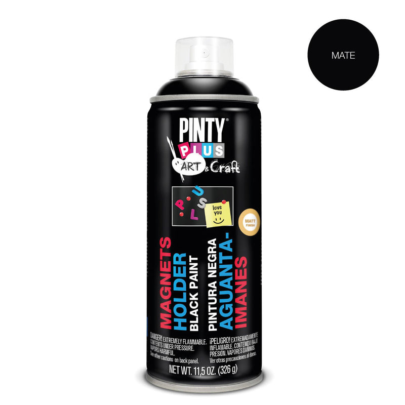 Pintura En Spray Pintyplus Art & Craft 520Cc Pintura Aguanta-Imanes Negra Pi104