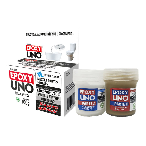 General White Epoxy Adhesive 100Gr Unob98 Fusion Epoxy Black Label