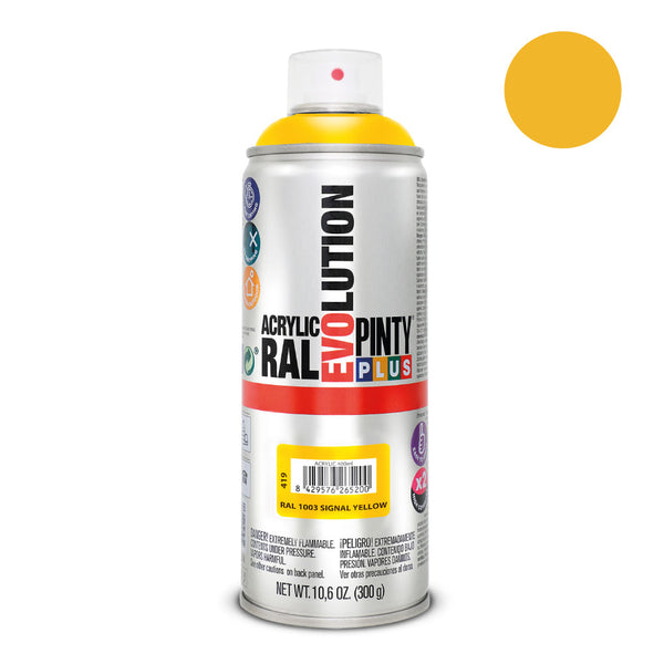 Pintura En Spray Pintyplus Evolution 520Cc Ral 1003 Amarillo Señales