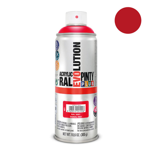 Pintura En Spray Pintyplus Evolution 520Cc Ral 3001 Rojo Señales