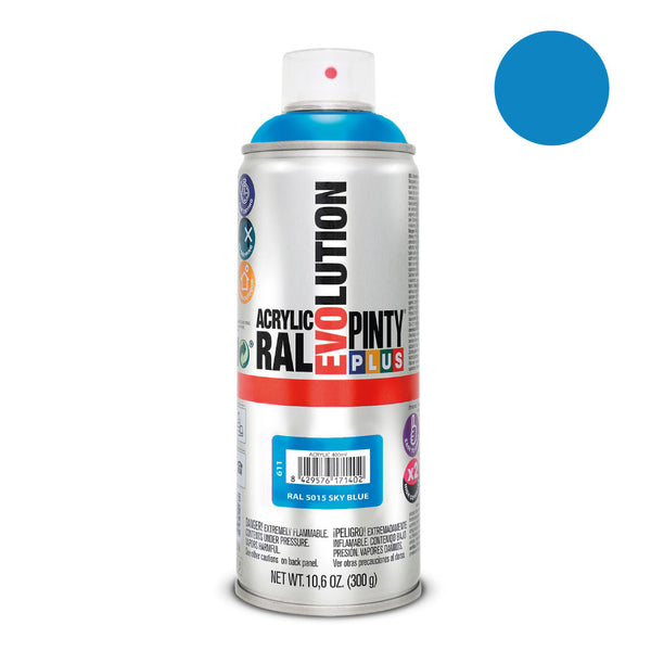 Pintyplus Evolution Spray Paint 520Cc Ral 5015 Sky Blue