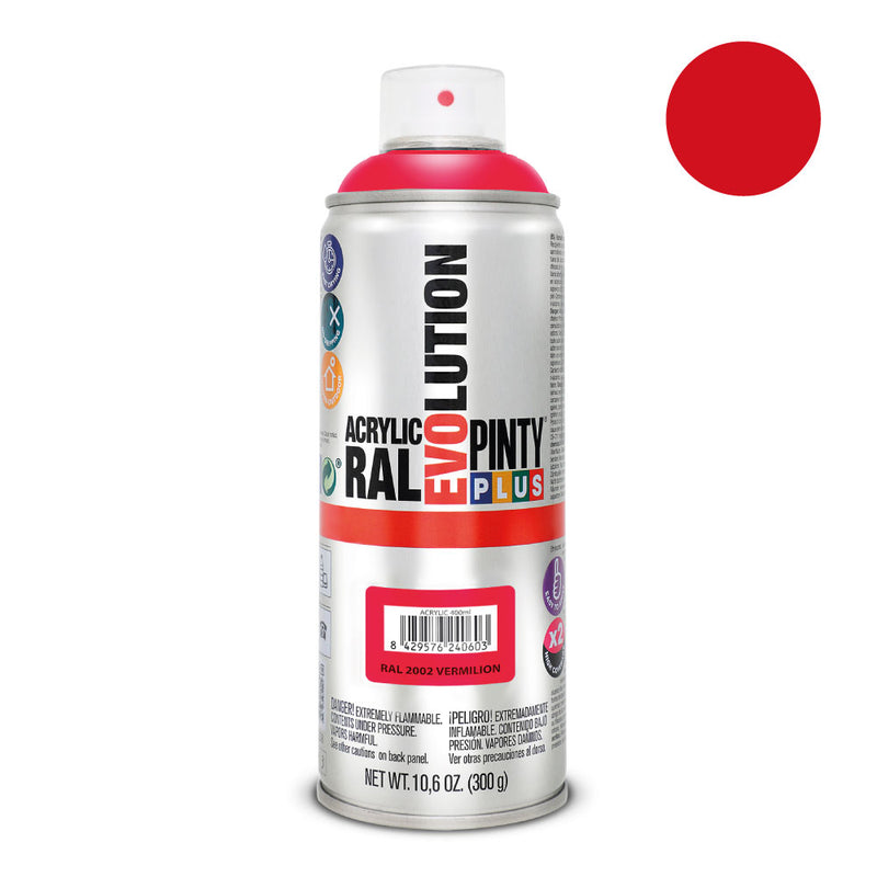 Spray Paint Pintyplus Evolution 520Cc Ral 2002 Blood Orange