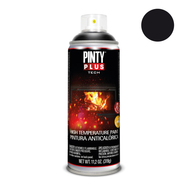 Pintyplus Tech 520Cc Anti-heat Spray Paint Black A104