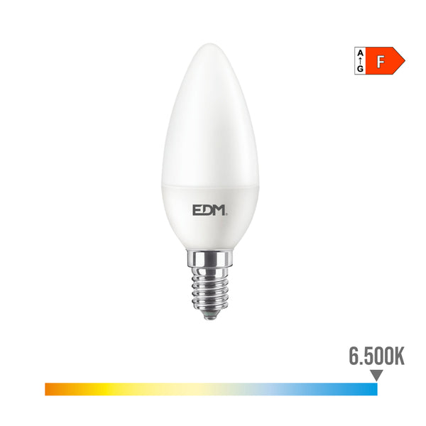 Led Candle Bulb E14 8W 806Lm 6500K Cold Light Ø3.8X11.4Cm Edm