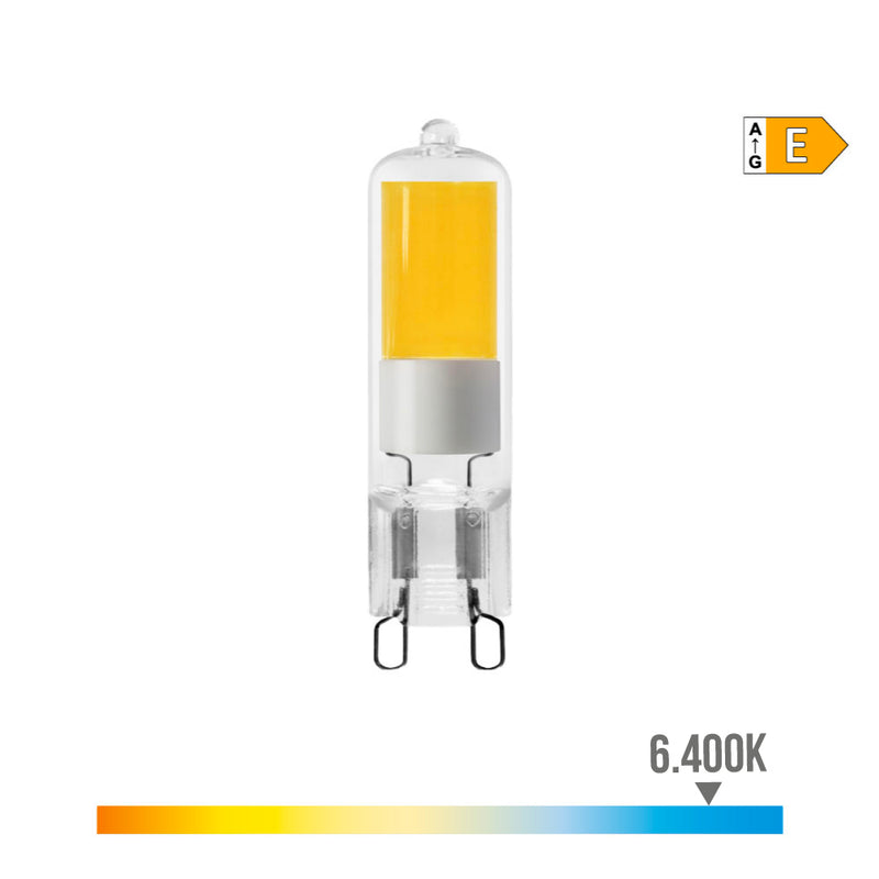 Bombilla G9 Led 5W 575Lm 6400K Luz Fría Cristal Edm