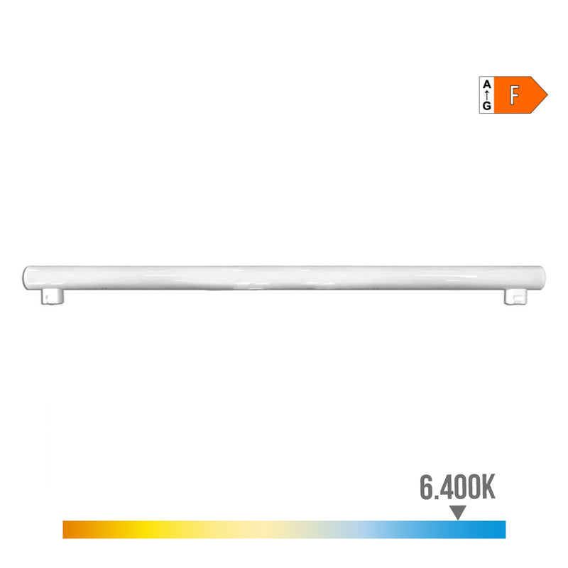 Linestra Led 2 Casquillos S14S 18W 1800M 6400K Luz Fria 100Xø30X47Mm Edm