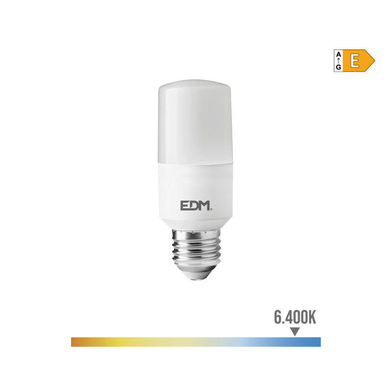 Tubular Led Bulb E27 10W 1100Lm 6400K Cold Light Ø4X10.7Cm Edm