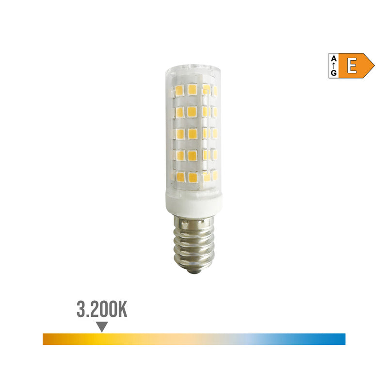 Led Tubular Bulb E14 6.5W 800Lm 3,200K Warm Light. Edm