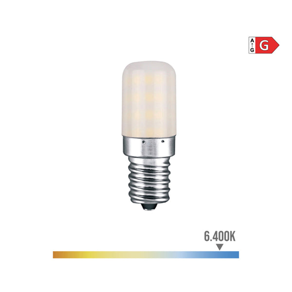 Bombilla Pebetero Tubular Led E14 3W 250Lm 6400K Luz Fria Ø1,8X5,2Cm Edm