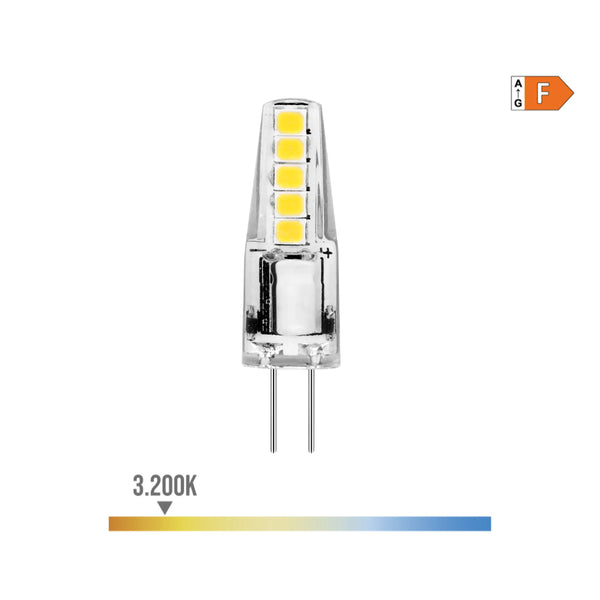 Bi-Pin Silicone Led G4 Bulb 12V 2W 180Lm 3200K Warm Light Ø10X37Mm Edm