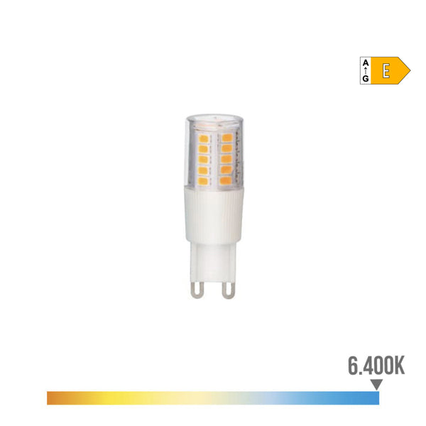 Bombilla G9 Led 5,5W 700Lm 6400K Luz Fria Base Ceramica Ø18X54Mm Edm