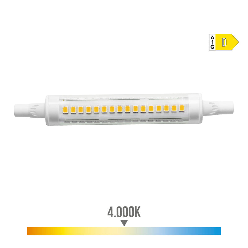 Led Linear Bulb 118Mm R7S 9W 1250Lm 4000K Daylight Ø1.6X11.8Cm Edm