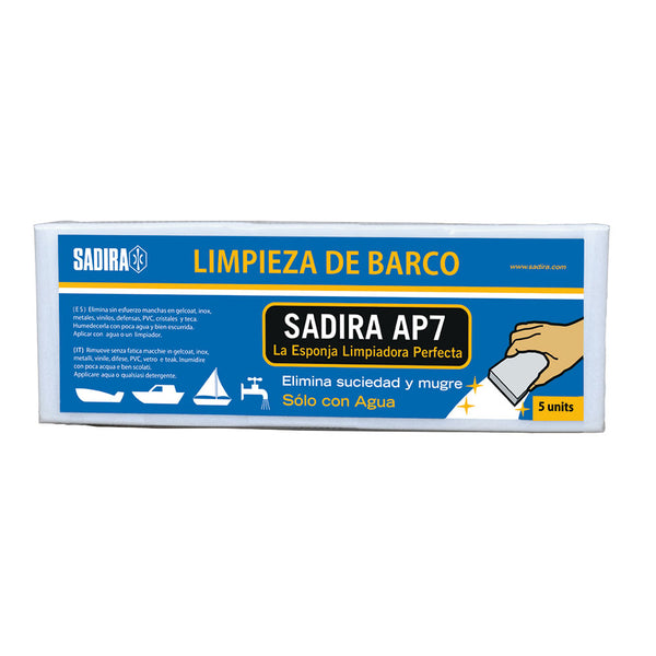 Pack 5 Uni, Esponjas Limpiadoras Naúticas Sadira