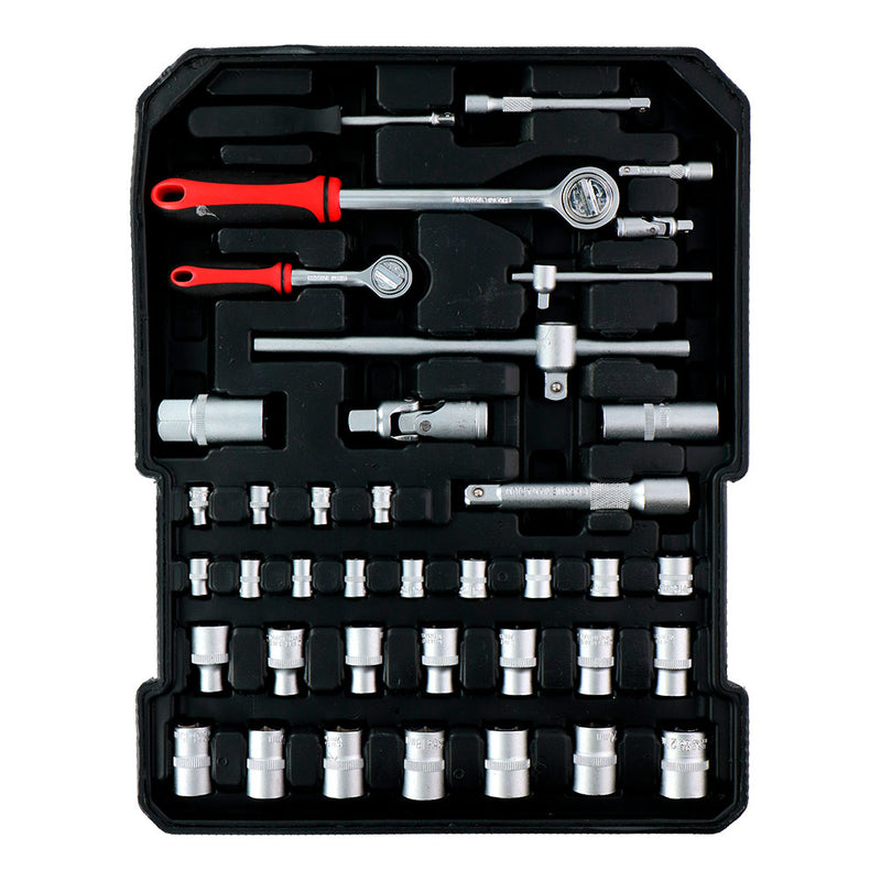 187 Pcs Tool and Accessory Set on Trolley