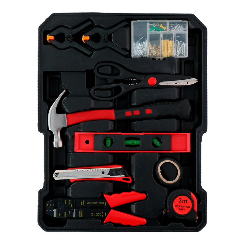 187 Pcs Tool and Accessory Set on Trolley