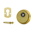 Escudo de seguridad dorado de acero para bombines