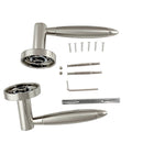 Accesorios juego de manillas con roseta redonda de zamak con el asa gorda para puertas modelo 630