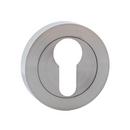 Bocallave redonda con boca pera en acabado níquel satinado para cilindros