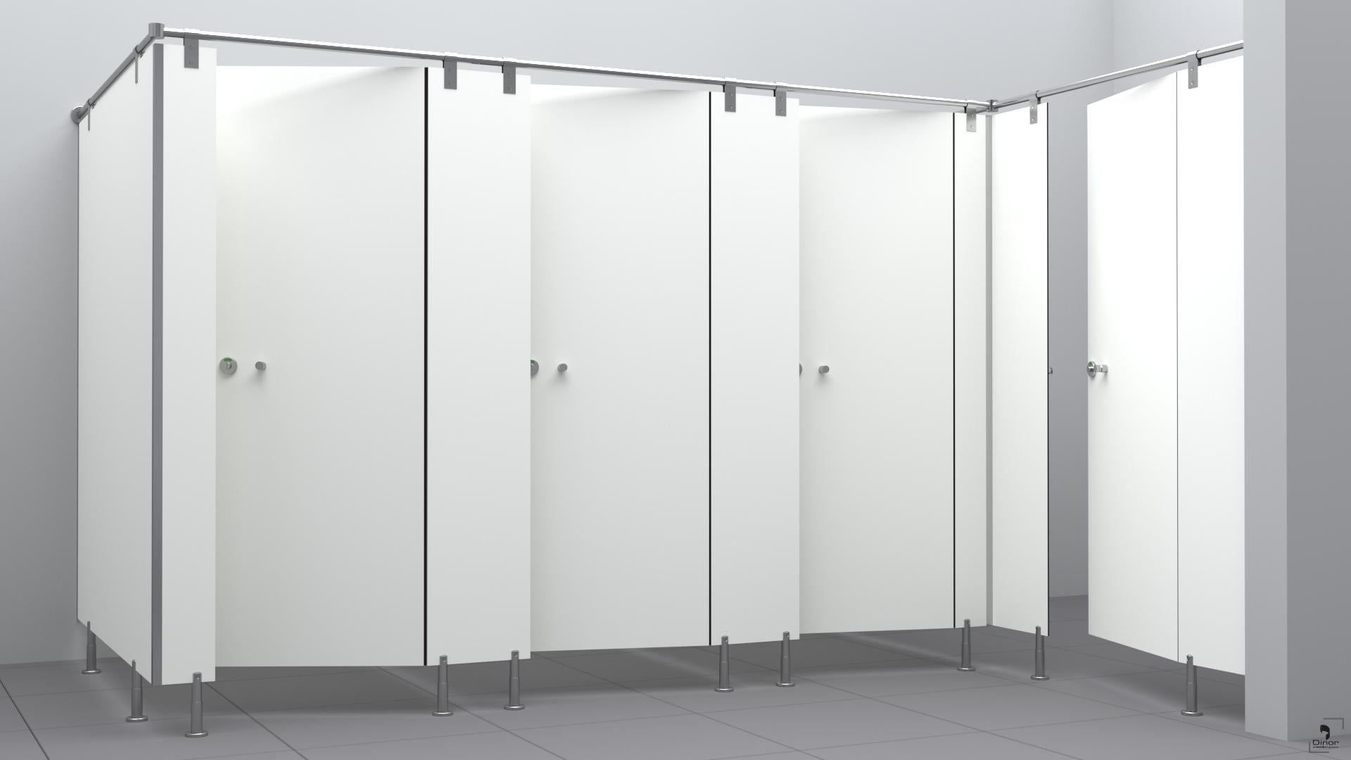 Todos los herrajes necesarios para tus cabinas sanitarias o fenólicas