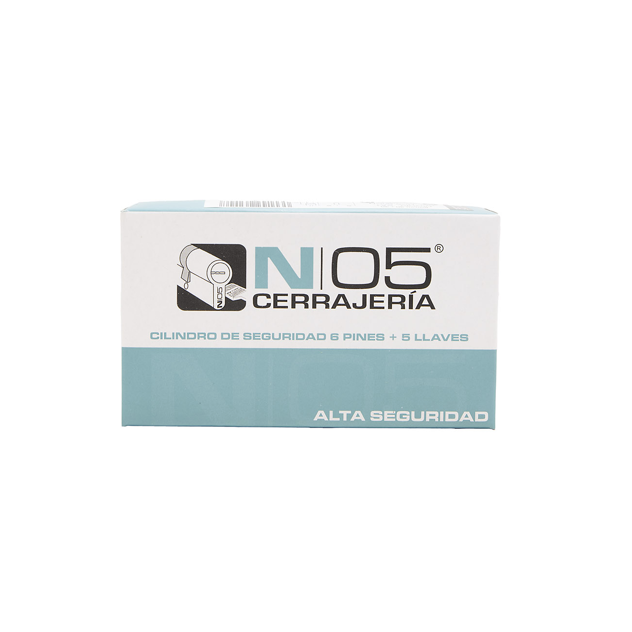 Bombín cerradura 35x35 latonado de seguridad media con leva larga para puertas