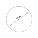 Tope retenedor de puerta cilíndrico de acero inoxidable de 10cm de diámetro