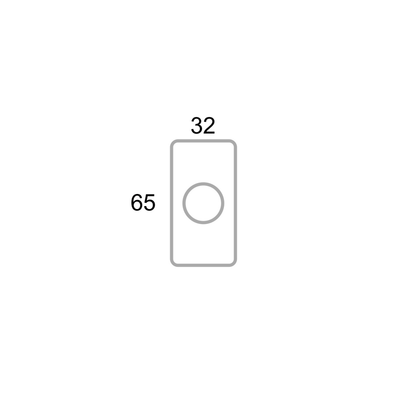 Medidas de Pomo acabado cuero pequeño con pomo de porcelana modelo 4008