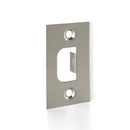 Picaporte tubular cuadrado en acabado níquel satinado distancia 45mm entre ejes