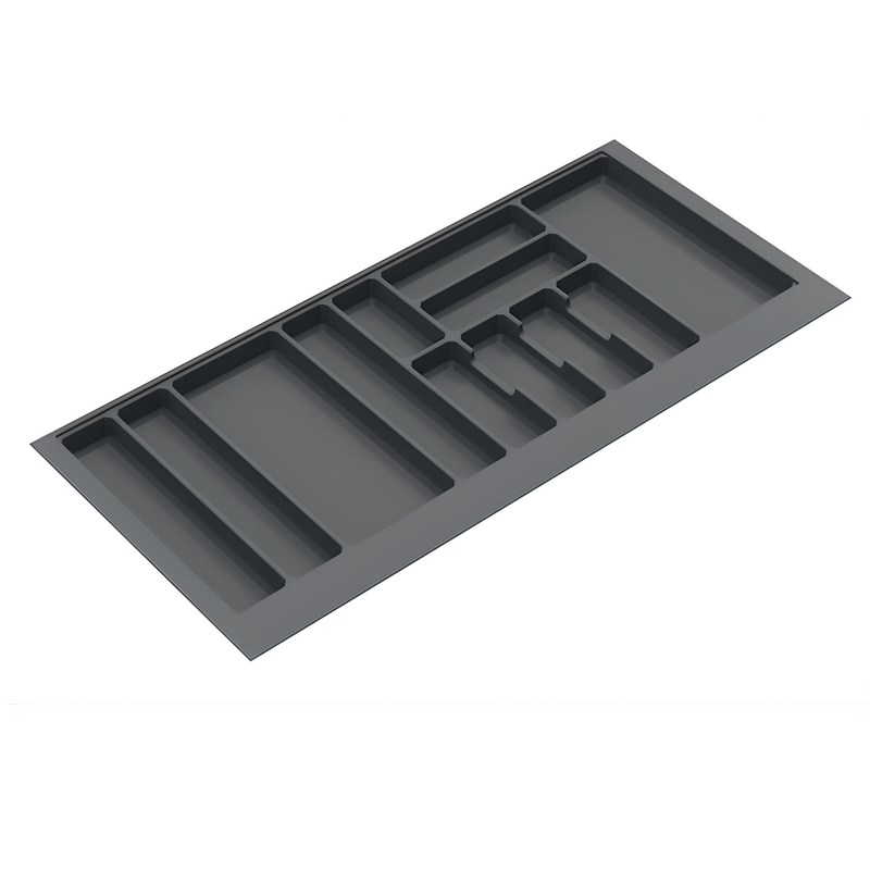 Cubertero SLIM gris antracita de 1200mm de ancho y 474 de fondo ideal para cajones