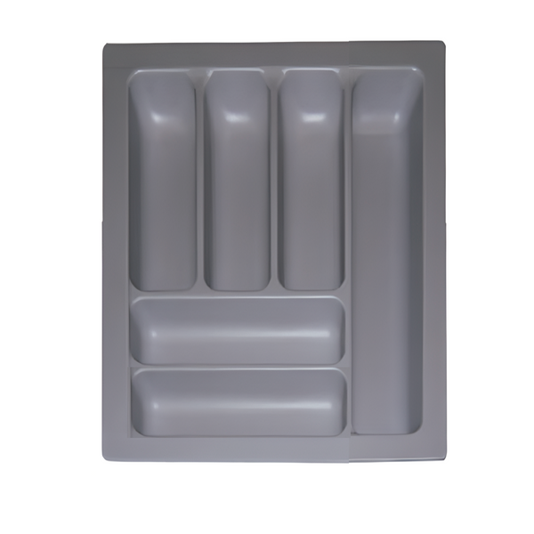 Cubertero 4TH gris antracita de plástico ABS para cajón de 350mm de ancho