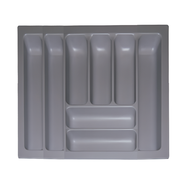 Cubertero 4TH gris antracita de plástico ABS para cajón de 600mm de ancho