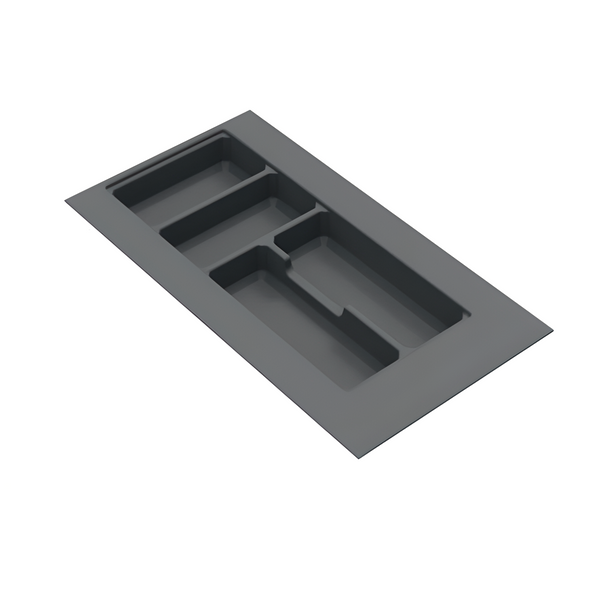 Cubertero SLIM gris antracita de 300mm de ancho y 474 de fondo ideal para cajones
