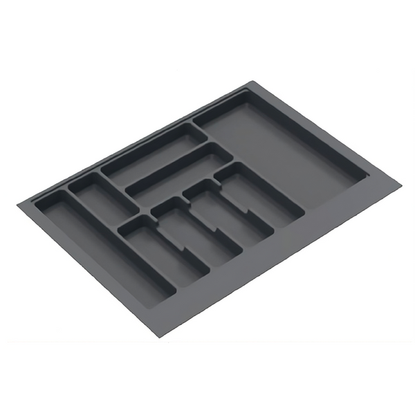 CUBERTERO PARA CAJÓN DE COCINA MÓDULO 800 MM PLÁSTICO GRIS