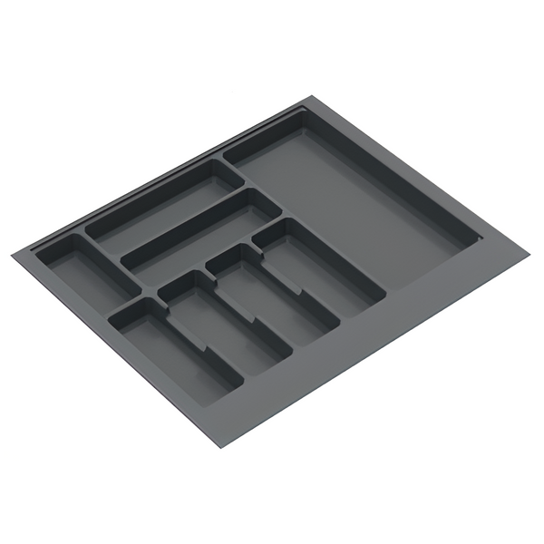 Cubertero SLIM gris antracita de 700mm de ancho y 474 de fondo ideal para cajones