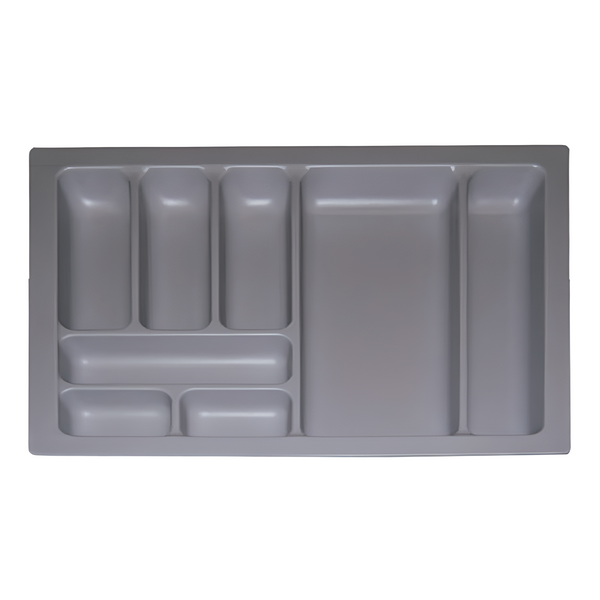 Cubertero 4TH gris antracita de plástico ABS para cajón de 700mm de ancho