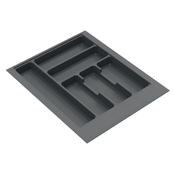 Cubertero SLIM gris antracita de 500mm de ancho y 474 de fondo ideal para cajones