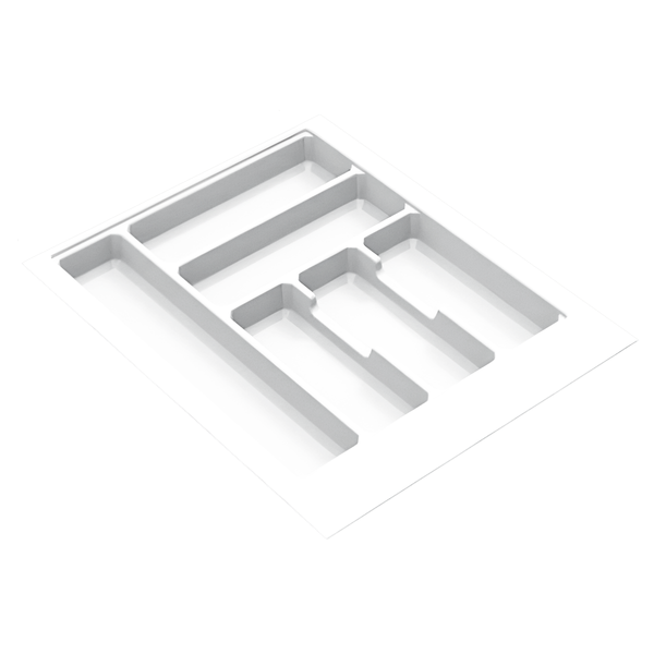 Cubertero SLIM blanco de 500mm de ancho y 474 de fondo ideal para cajones