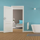 Manilla Placa Ovalada MRS-510 PS en Zamak Latonado Satinado para Puertas de Interior