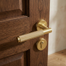 Manilla roseta redonda en Zamak Pepo dorado