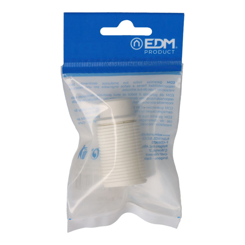 E14 Threaded Lamp Holder Approved Solera White (Packaging)